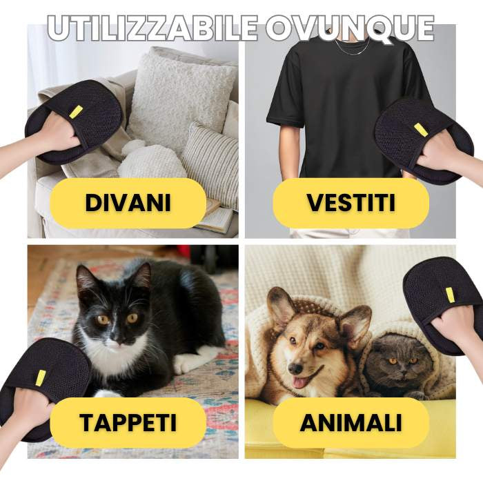 PetFur Remover Pro™: Guanto cattura-peli per divani, vestiti e auto